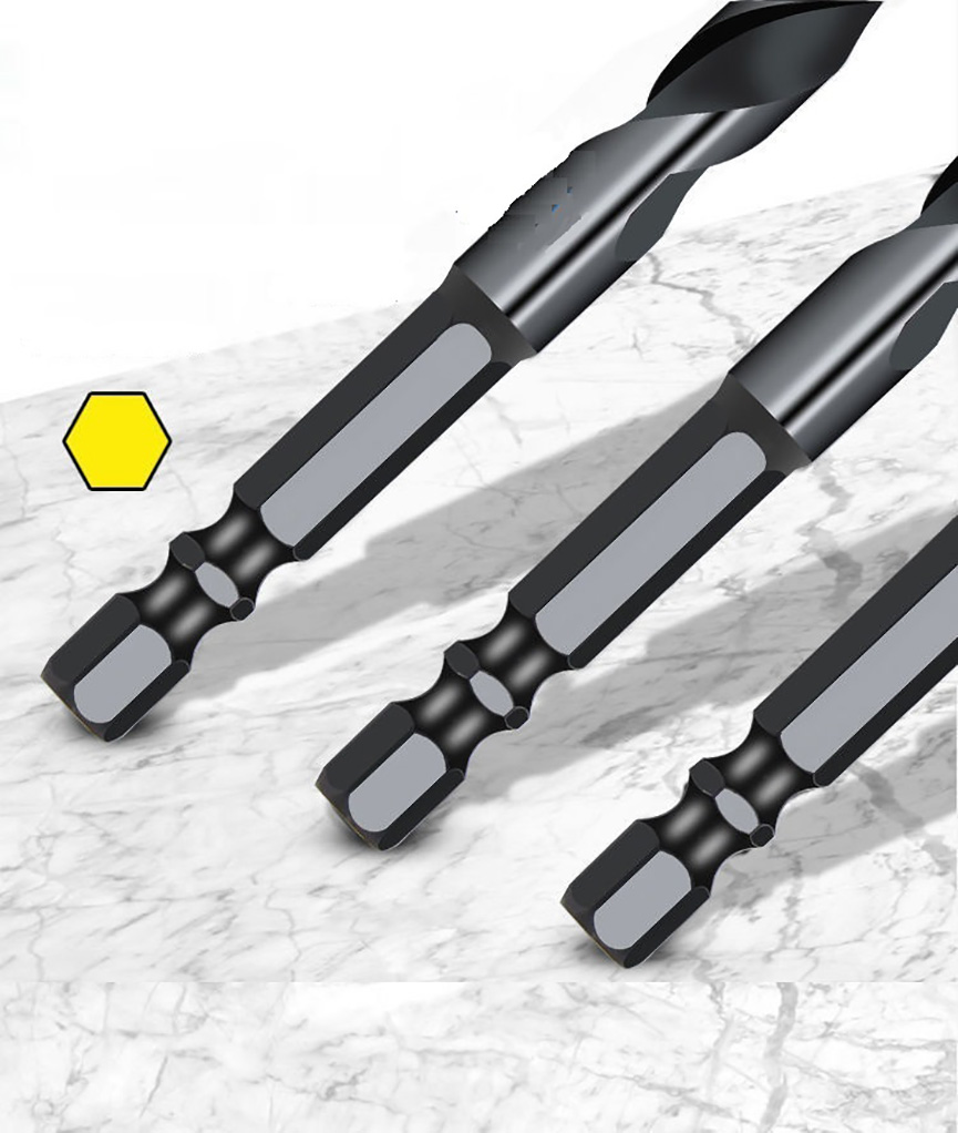 ඉක්මන් මුදා හැරීම hex shank carbide cross tips twist drill bit details2