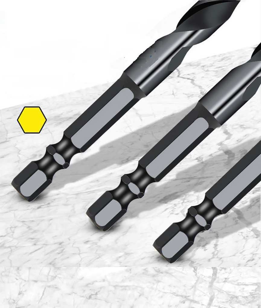 serbestberdana bilez hex shank carbide cross tips twist drill bit detail2