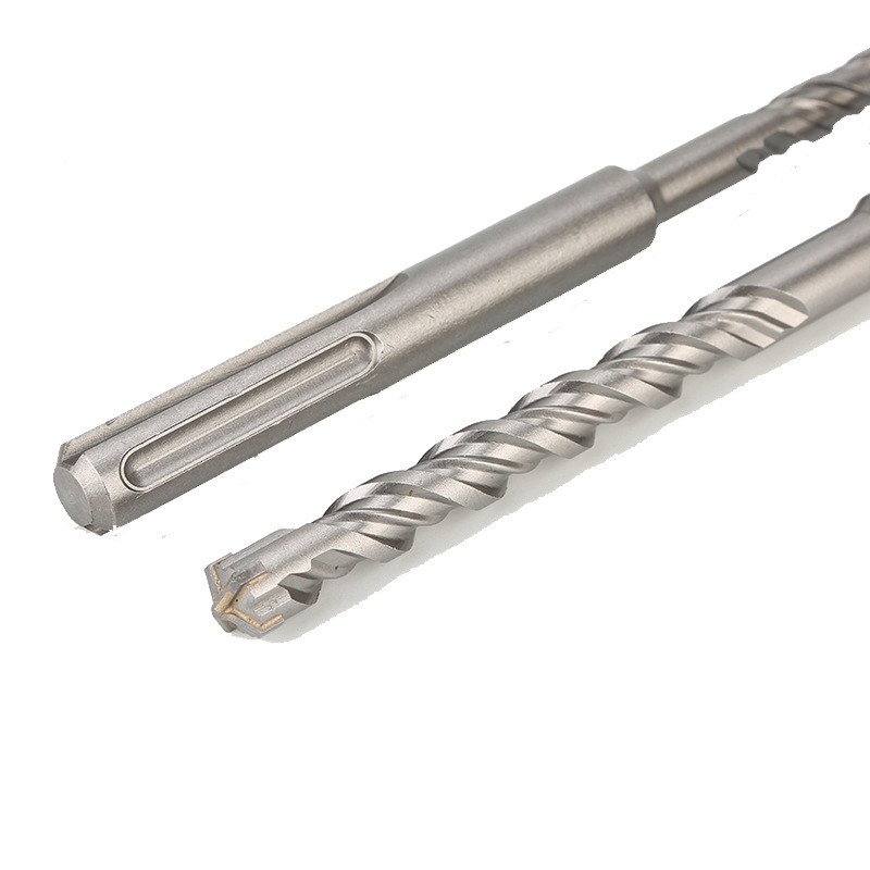 SDS max drill bit with + tips for concrete and stone (1)