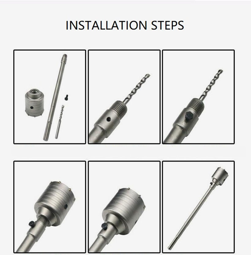 TCT core drill bit extension rod  (2)